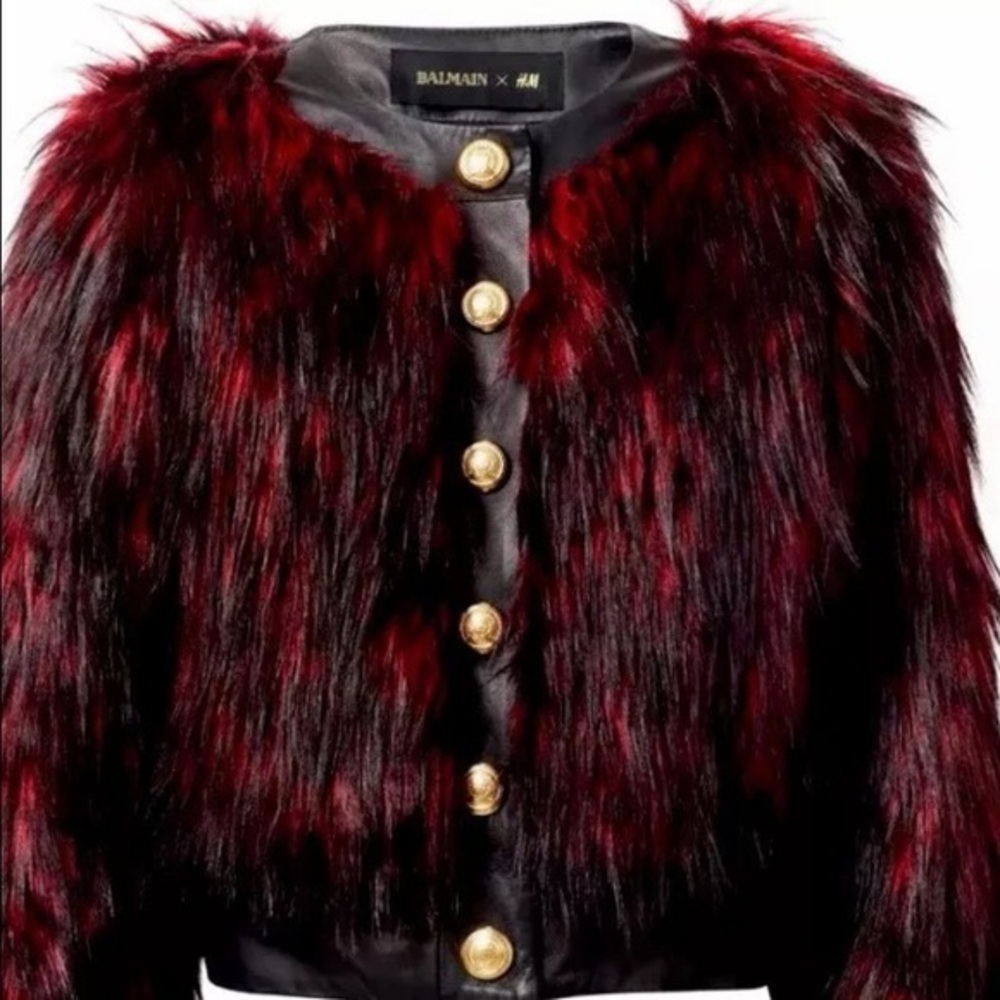 Balmain x H&M Faux Fur